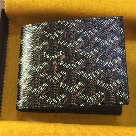 goyard orange wallet price|goyard men's wallet price.